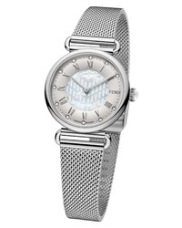 Fendi Palazzo Diamond Marker Mesh Watch