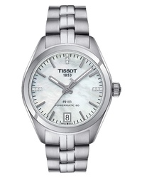 Tissot Pr100 Diamond Automatic Bracelet Watch
