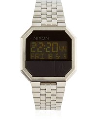 Nixon Re Run Silver Finish Digital Watch