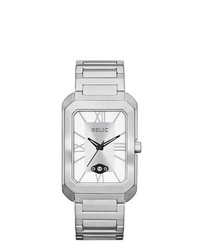 RELIC Steel Case Silver Dial Steel Bracelet Watch