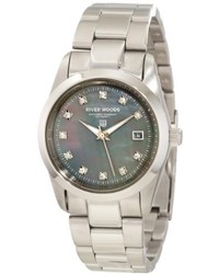 River Woods Rw 3 L Gp Sd Ss Grey Mother Of Pearl Watch