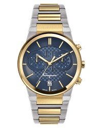Salvatore Ferragamo Sapphire Chronograph Bracelet Watch