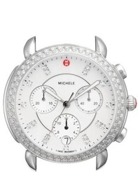 Michele Sidney Chrono Diamond Diamond Dial Watch Case 38mm