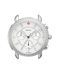Michele Sidney Chrono Diamond Diamond Dial Watch Case