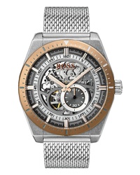 BOSS Signature Timepiece Collection Automatic Mesh Bracelet Watch