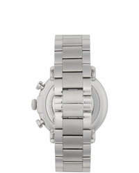 Shinola Silver And Grey The Runwell Chrono 47mm Watch