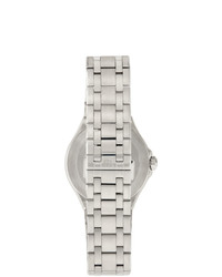 Maurice Lacroix Silver And White Aikon Automatic Watch