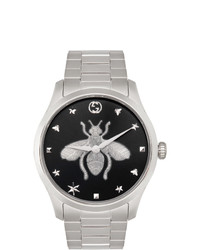 Gucci Silver Bee G Timeless Watch