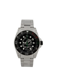 Gucci Silver Dive Snake Watch