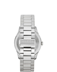 Gucci Silver G Timeless Bee Watch