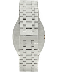 Gucci Silver Gold 25h Watch