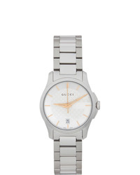Gucci Silver Iconic G Timeless Watch