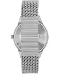 Uniform Wares Silver Mesh C40 Calendar Watch