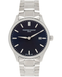 Frederique Constant Silver Navy Classics Quartz Watch