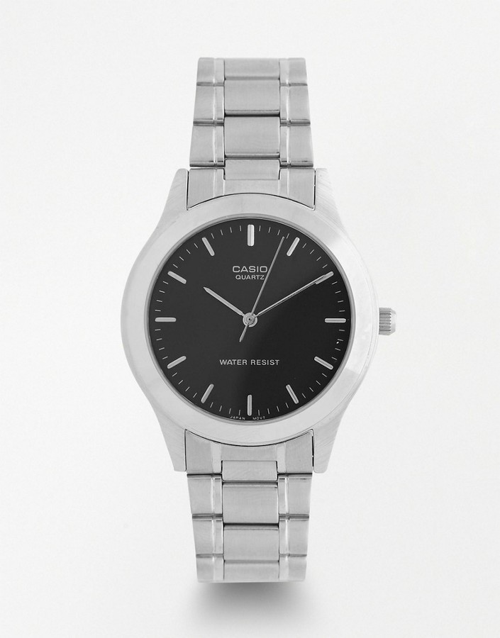 CASIO Silver Stainless Steel Strap Watch Mtp1128a 1a, $51 | Asos