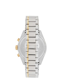 Versace Silver V Chrono Watch