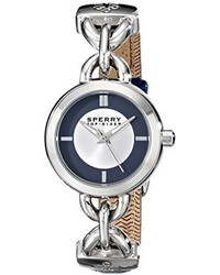 Sperry Top Sider 10015075 Lexington Stainless Steel Watch With Blue Band