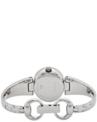 Gucci Ssima 27mm Stainless Steel Bangle Watch Ya134501