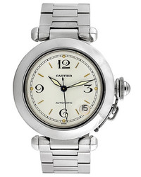 Cartier Stainless Steel Pasha C Date Watch 35mm