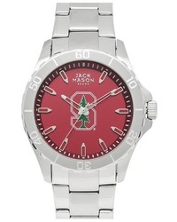 Jack Mason Brand Stanford University Cardinal Bracelet Watch 44mm