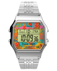 Timex T80 X Coca Cola Unity Collection Digital Bracelet Watch
