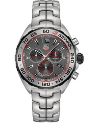 Tag Heuer Chronograph Formula 1 Stainless Steel Bracelet Watch 43mm Caz1012ba0883 Senna Special Edition