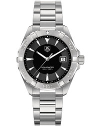 Tag Heuer Swiss Aquaracer Stainless Steel Bracelet Watch 41mm Way1110ba0910