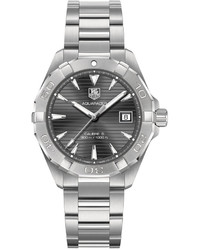Tag Heuer Swiss Automatic Aquaracer Calibre 5 Stainless Steel Bracelet Watch 41mm Way2113ba0910