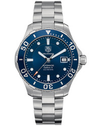 Tag Heuer Swiss Automatic Aquaracer Stainless Steel Bracelet Watch 41mm Wan2111ba0822