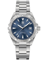 Tag Heuer Swiss Automatic Aquaracer Stainless Steel Bracelet Watch 41mm Way2112ba0910