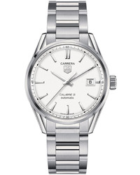 Tag Heuer Swiss Automatic Carrera Calibre 5 Stainless Steel Bracelet Watch 39mm War211bba0782
