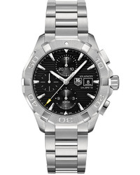 Tag Heuer Swiss Automatic Chronograph Aquaracer Stainless Steel Bracelet Watch 43mm Cay2110ba0925