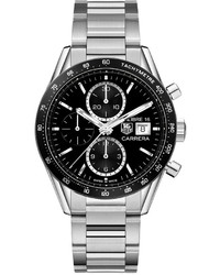 Tag Heuer Swiss Automatic Chronograph Carrera Calibre 16 Stainless Steel Bracelet Watch 43mm Cv2a1rba0799