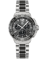 Tag Heuer Swiss Chronograph Formula 1 Black Ceramic Bracelet Watch 42mm Cau1115ba0869