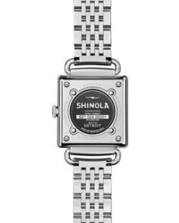 Shinola The Cass Diamond Mother Of Pearl Stainless Steel Bracelet Watch