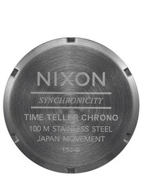 Nixon The Time Teller Chronograph Bracelet Watch 39mm