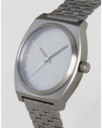 Nixon Time Teller Bracelet Watch In Gunmetal