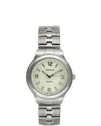 Timetech Silvertone Bracelet Watch