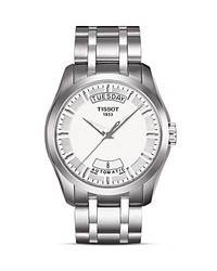 Tissot Couturier Silver Automatic Stainless Steel Watch 39mm