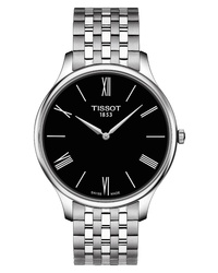 Tissot Tradition 55 Round Leather Watch