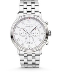 Montblanc Tradition Stainless Steel Chronograph Bracelet Watch