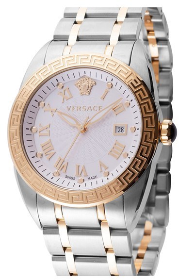 Versace V Sport Ii Guilloche Dial Bracelet Watch 42mm, $1,795