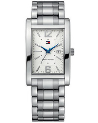 Tommy Hilfiger Watch Essential Silver Tone Mixed Metal Bracelet 1710267