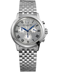 Raymond Weil Watch Swiss Chronograph Tradition Stainless Steel Bracelet 39mm 4476 St 00650