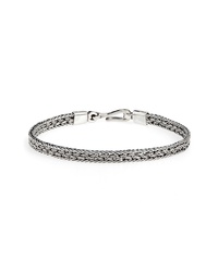 Caputo & Co Artisan Silver Chain Bracelet