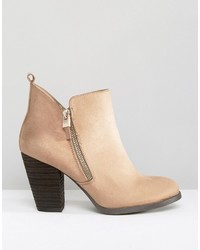 Call it SPRING Kokes Zip Heeled Ankle Boots