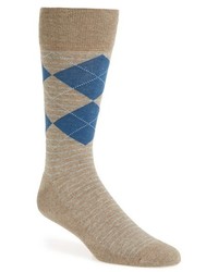 Nordstrom Shop Cushion Foot Argyle Stripe Socks
