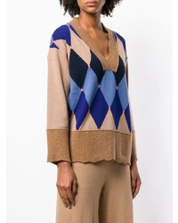 Ballantyne Diamond Knit Sweater