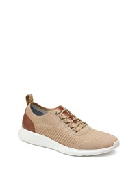 J AND M COLLECTION Amherst Knit Sneaker In Taupe Knit At Nordstrom