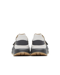 Burberry Beige Check Ramsay Sneakers
